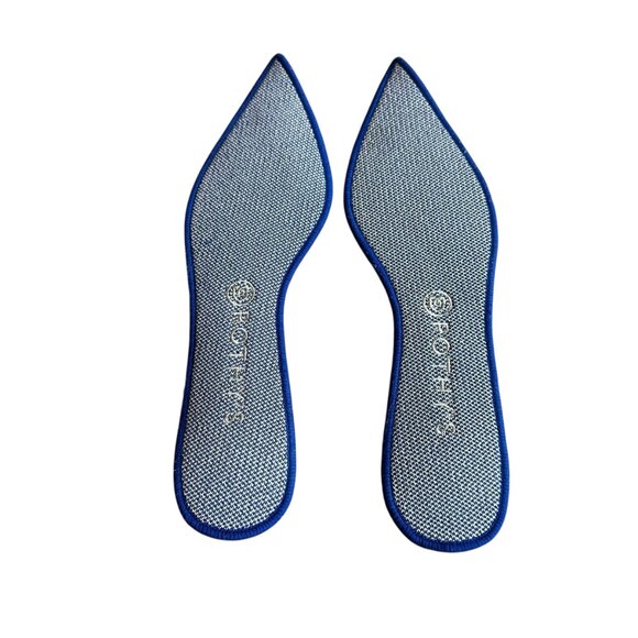 Rothy's The Point Varsity Stripe Flats Pointed Toe Slip-On Comfort Size 11.5 NEW - Picture 10 of 14